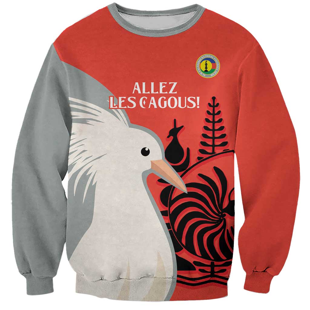 Custom Nouvelle-Caledonie Football Sweatshirt Allez Les Cagous Simple Style