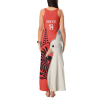 Custom Nouvelle-Caledonie Football Tank Maxi Dress Allez Les Cagous Simple Style LT14 - Polynesian Pride