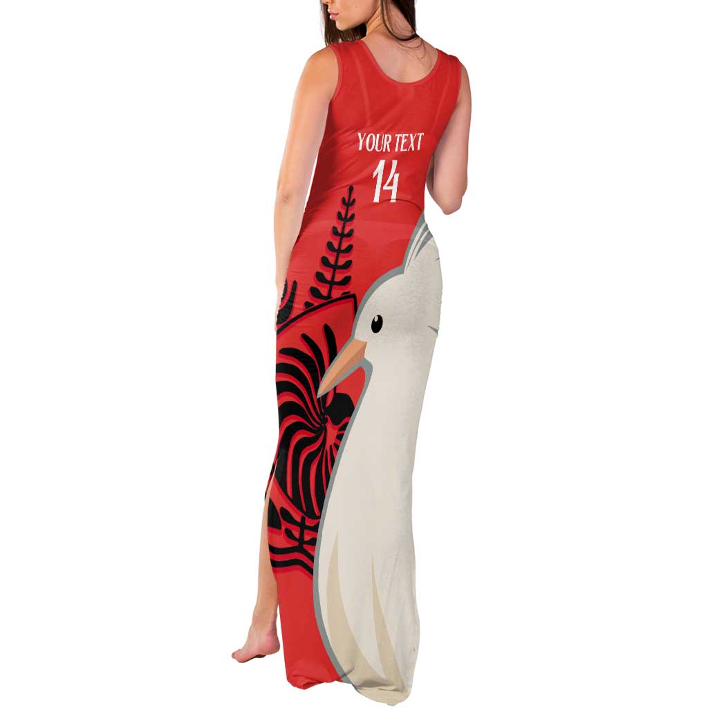 Custom Nouvelle-Caledonie Football Tank Maxi Dress Allez Les Cagous Simple Style LT14 - Polynesian Pride