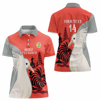 Custom Nouvelle-Caledonie Football Women Polo Shirt Allez Les Cagous Simple Style LT14 - Polynesian Pride