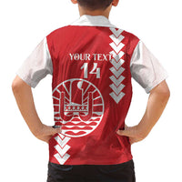 Custom Tahiti Football Family Matching Summer Maxi Dress and Hawaiian Shirt Go Toa Aito LT14 - Polynesian Pride