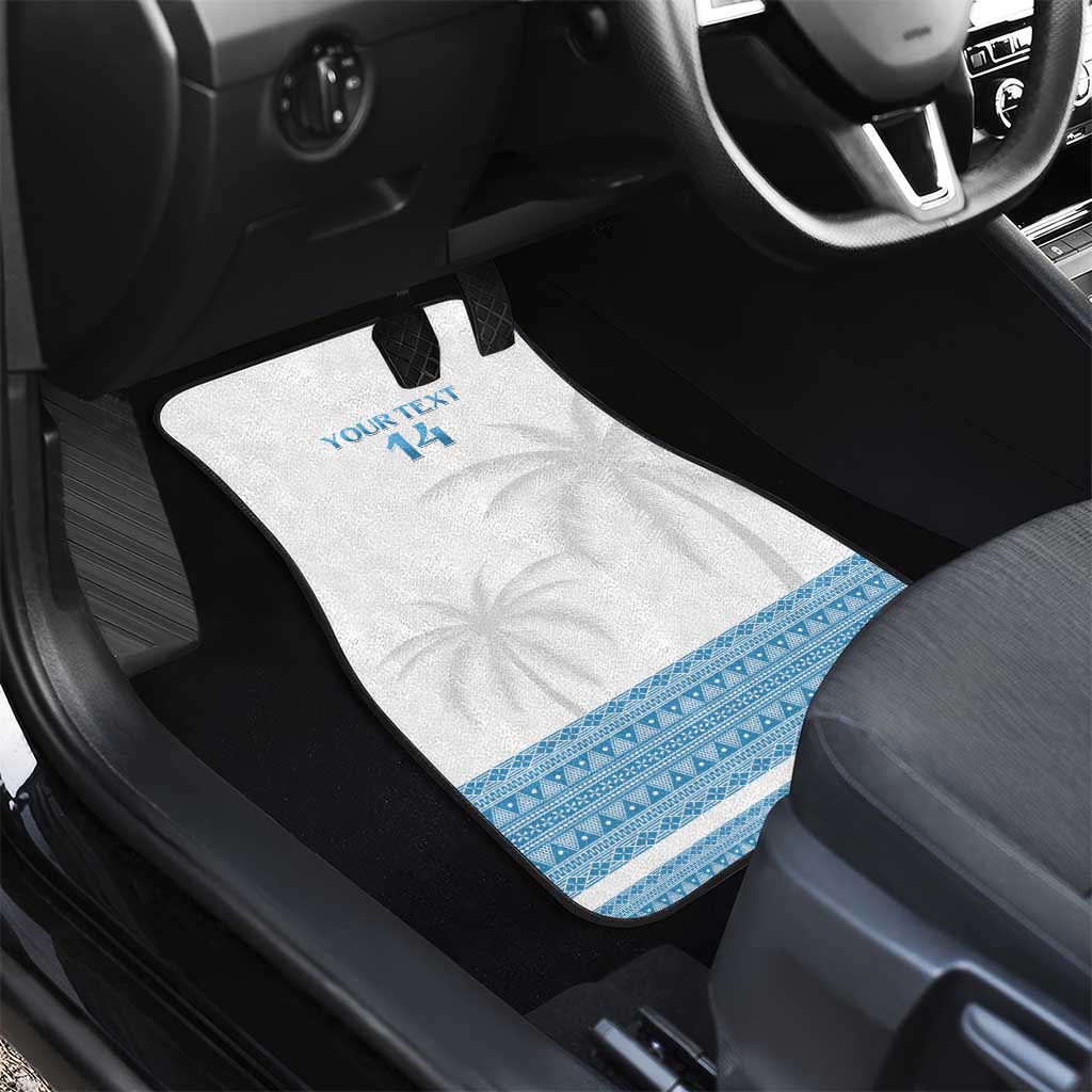 Custom Fiji Tapa Football Car Mats Go Bula Boy!