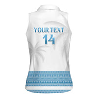 Custom Fiji Tapa Football Women Sleeveless Polo Shirt Go Bula Boy! LT14 - Polynesian Pride
