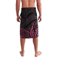 Pink Black Polynesia Floral Sea Turtle Lavalava - Polynesian Pride