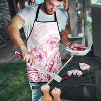 Pink White Polynesia Floral Sea Turtle Apron - Polynesian Pride