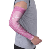 Custom New Zealand Silver Fern Rugby 2025 Arm Sleeves All Black Aotearoa Maori Pink LT14 - Polynesian Pride