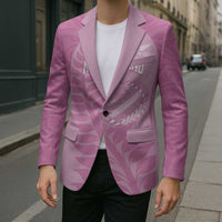 Custom New Zealand Silver Fern Rugby 2025 Blazer All Black Aotearoa Maori Pink LT14 - Polynesian Pride