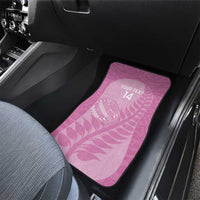 Custom New Zealand Silver Fern Rugby 2025 Car Mats All Black Aotearoa Maori Pink LT14 - Polynesian Pride