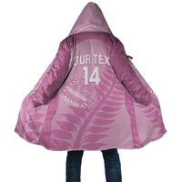 Custom New Zealand Silver Fern Rugby 2025 Cloak All Black Aotearoa Maori Pink LT14 Unisex Pink - Polynesian Pride
