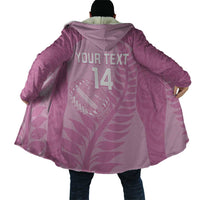 Custom New Zealand Silver Fern Rugby 2025 Cloak All Black Aotearoa Maori Pink LT14 - Polynesian Pride