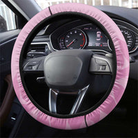 New Zealand Silver Fern Rugby 2025 Steering Wheel Cover All Black Aotearoa Maori Pink LT14 - Polynesian Pride