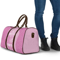 Custom New Zealand Silver Fern Rugby 2025 Travel Bag All Black Aotearoa Maori Pink LT14 - Polynesian Pride