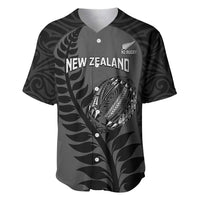 Custom New Zealand Silver Fern Rugby 2025 Baseball Jersey Go Champions Aotearoa Maori Black LT14 Black - Polynesian Pride