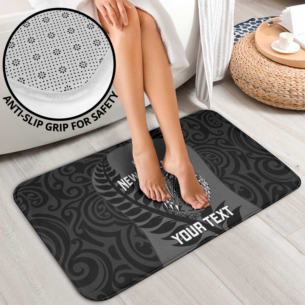 Custom New Zealand Silver Fern Rugby 2025 Bathroom Set Go Champions Aotearoa Maori Black LT14 - Polynesian Pride