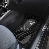 Custom New Zealand Silver Fern Rugby 2025 Car Mats Go Champions Aotearoa Maori Black LT14 - Polynesian Pride