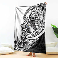 Philippines Eagle Sun Blanket Filipino Agila Polynesian Tattoo Black Color