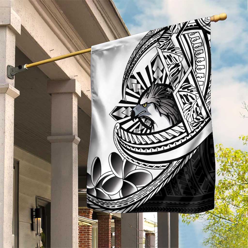 Philippines Eagle Sun Garden Flag Filipino Agila Polynesian Tattoo Black Color