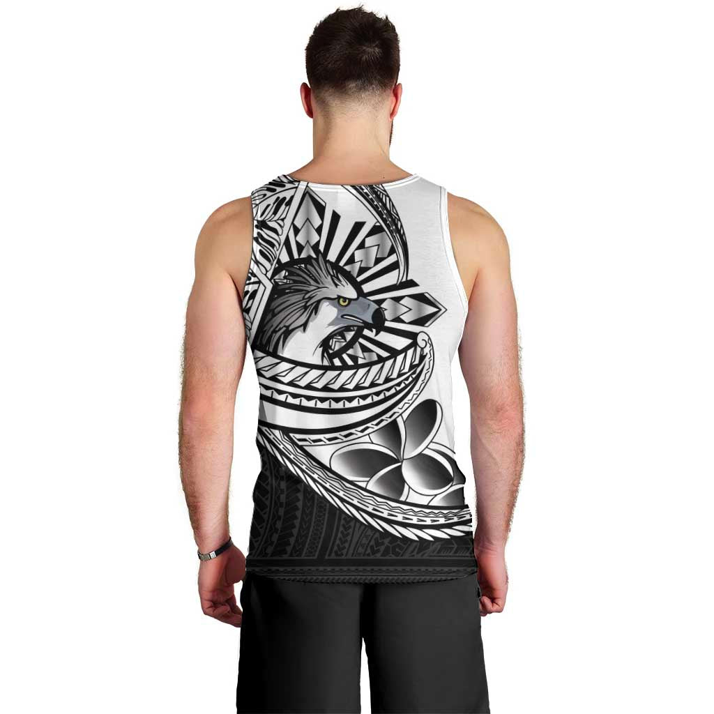 Philippines Eagle Sun Men Tank Top Filipino Agila Polynesian Tattoo Black Color