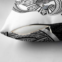 Philippines Eagle Sun Pillow Cover Filipino Agila Polynesian Tattoo Black Color