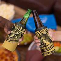 Philippines Eagle Sun 4 in 1 Can Cooler Tumbler Filipino Agila Polynesian Tattoo Gold Color LT14 - Polynesian Pride