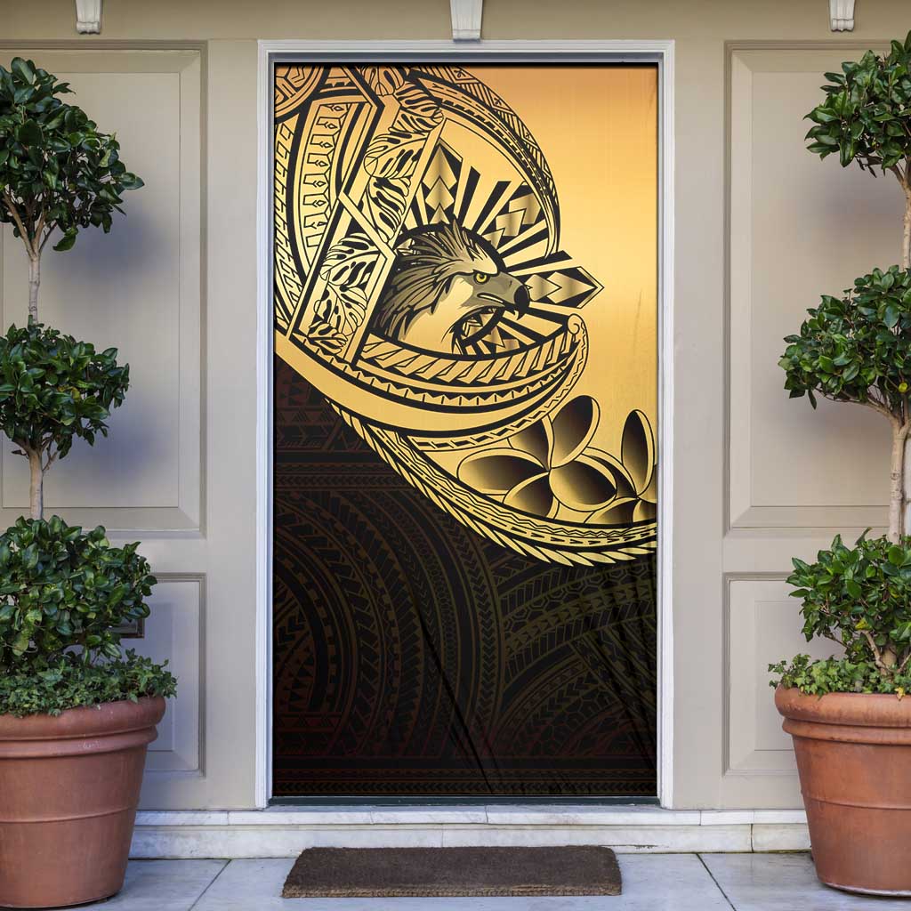 Philippines Eagle Sun Door Cover Filipino Agila Polynesian Tattoo Gold Color LT14 Gold - Polynesian Pride
