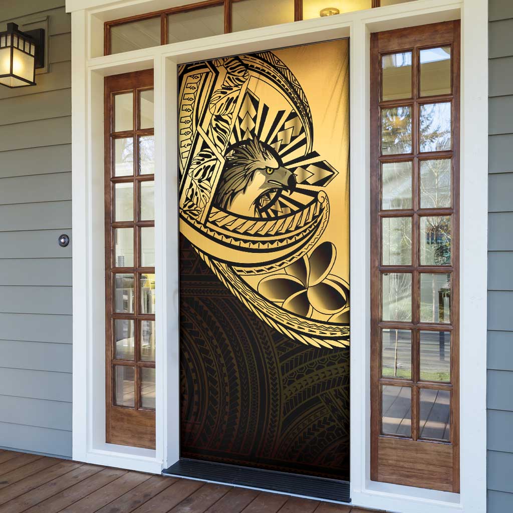 Philippines Eagle Sun Door Cover Filipino Agila Polynesian Tattoo Gold Color LT14 - Polynesian Pride
