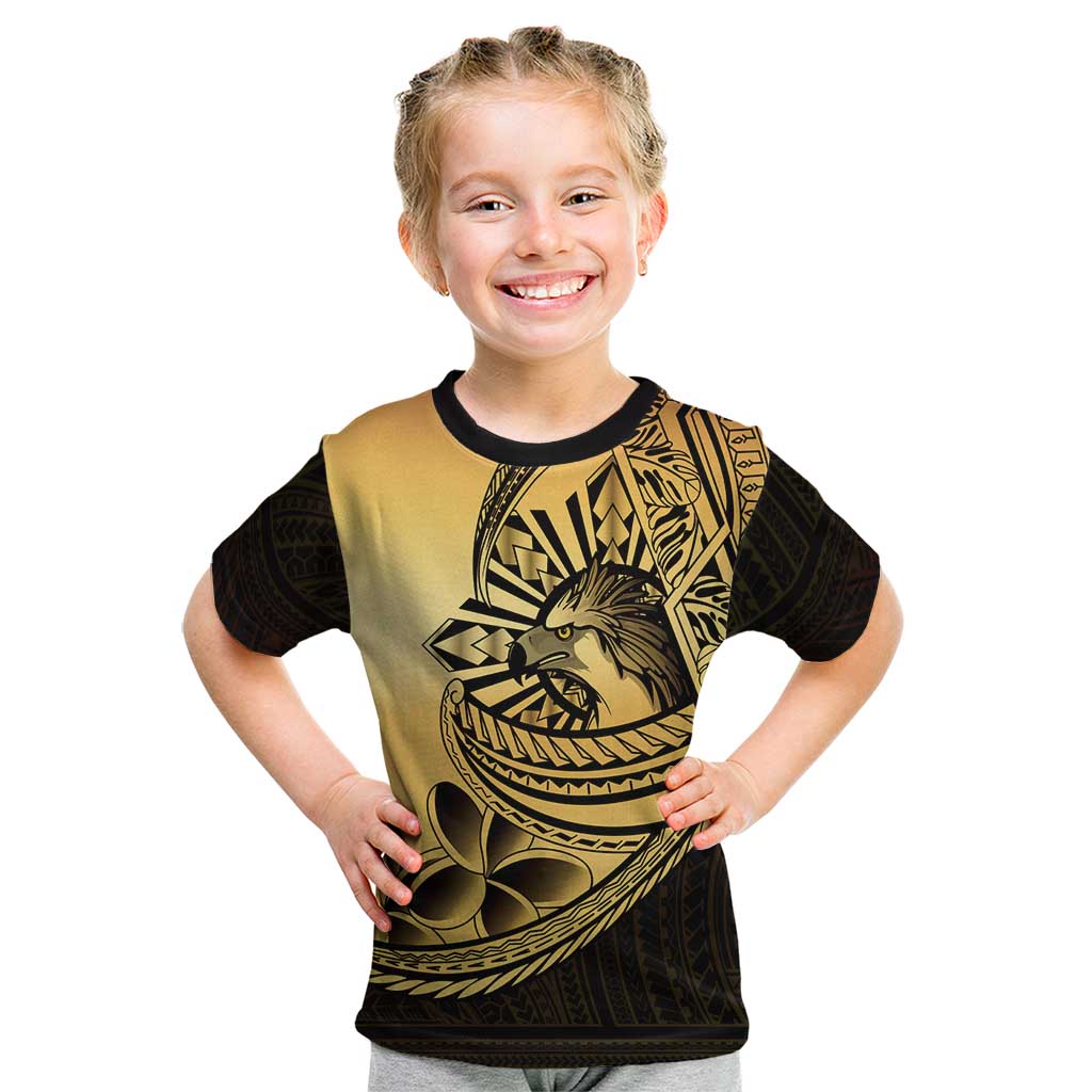 Philippines Eagle Sun Kid T Shirt Filipino Agila Polynesian Tattoo Gold Color LT14 Gold - Polynesian Pride