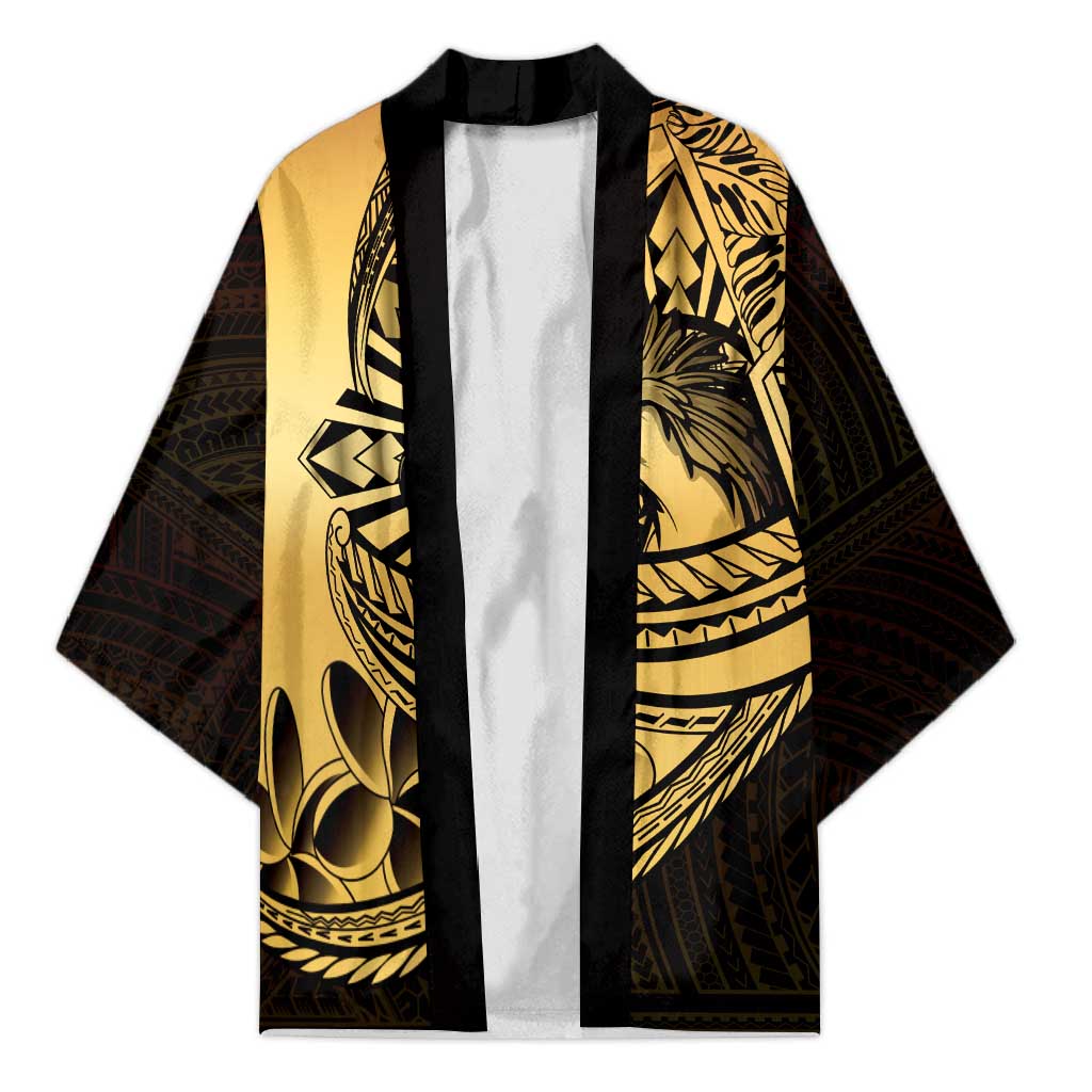 Philippines Eagle Sun Kimono Filipino Agila Polynesian Tattoo Gold Color