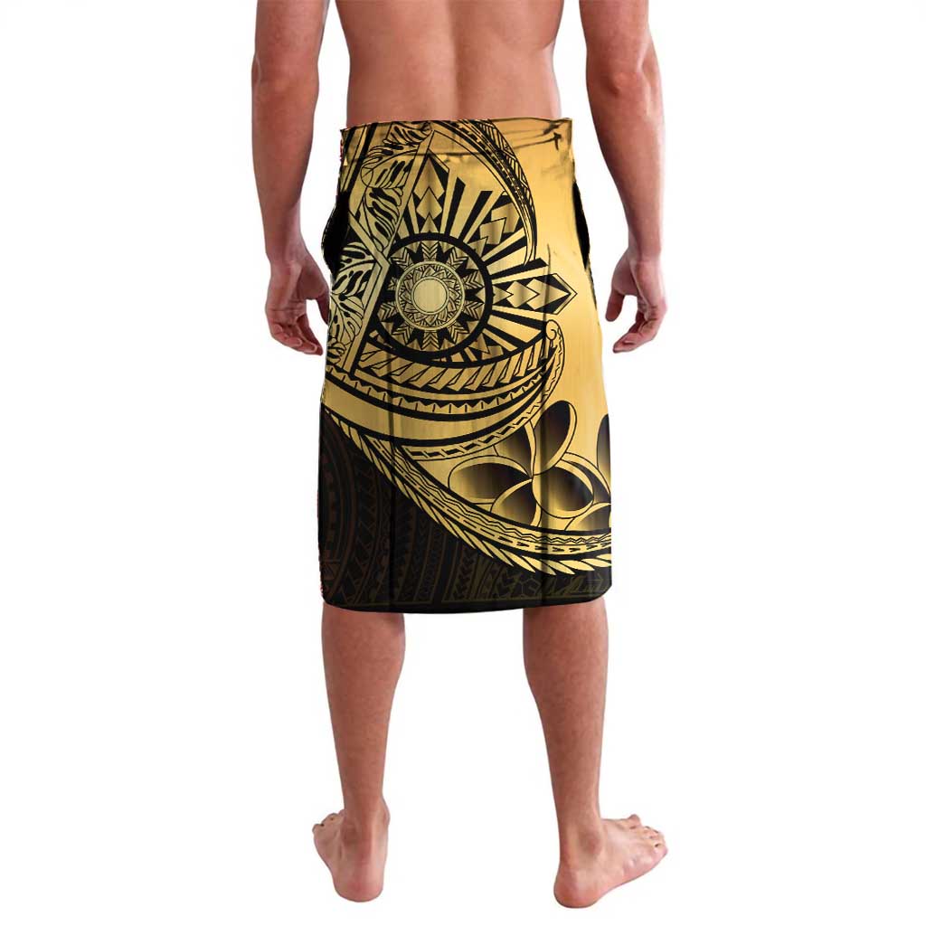 Philippines Eagle Sun Lavalava Filipino Agila Polynesian Tattoo Gold Color