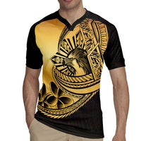 Philippines Eagle Sun Rugby Jersey Filipino Agila Polynesian Tattoo Gold Color