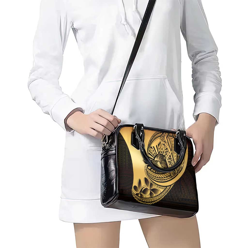 Philippines Eagle Sun Shoulder Handbag Filipino Agila Polynesian Tattoo Gold Color