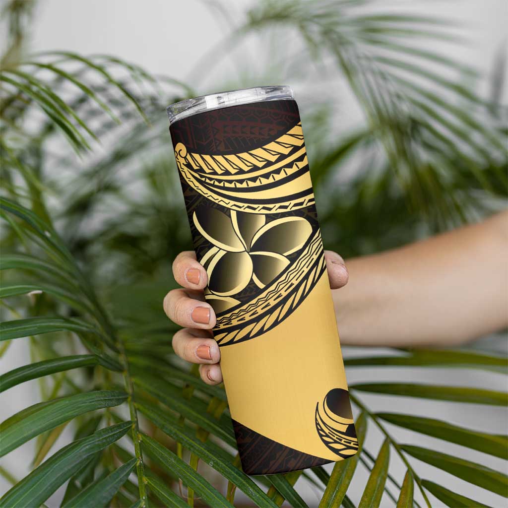 Philippines Eagle Sun Skinny Tumbler Filipino Agila Polynesian Tattoo Gold Color LT14 - Polynesian Pride