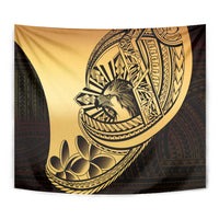 Philippines Eagle Sun Tapestry Filipino Agila Polynesian Tattoo Gold Color