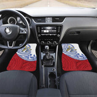 Philippines Eagle Sun Car Mats Filipino Agila Polynesian Tattoo Flag Color
