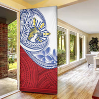 Philippines Eagle Sun Door Cover Filipino Agila Polynesian Tattoo Flag Color