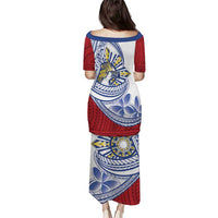 Philippines Eagle Sun Family Matching Puletasi and Hawaiian Shirt Filipino Agila Polynesian Tattoo Flag Color LT14 - Polynesian Pride