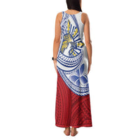 Philippines Eagle Sun Family Matching Tank Maxi Dress and Hawaiian Shirt Filipino Agila Polynesian Tattoo Flag Color LT14 - Polynesian Pride