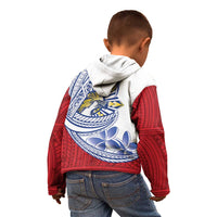 Philippines Eagle Sun Kid Hoodie Filipino Agila Polynesian Tattoo Flag Color LT14 - Polynesian Pride