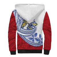 Philippines Eagle Sun Sherpa Hoodie Filipino Agila Polynesian Tattoo Flag Color