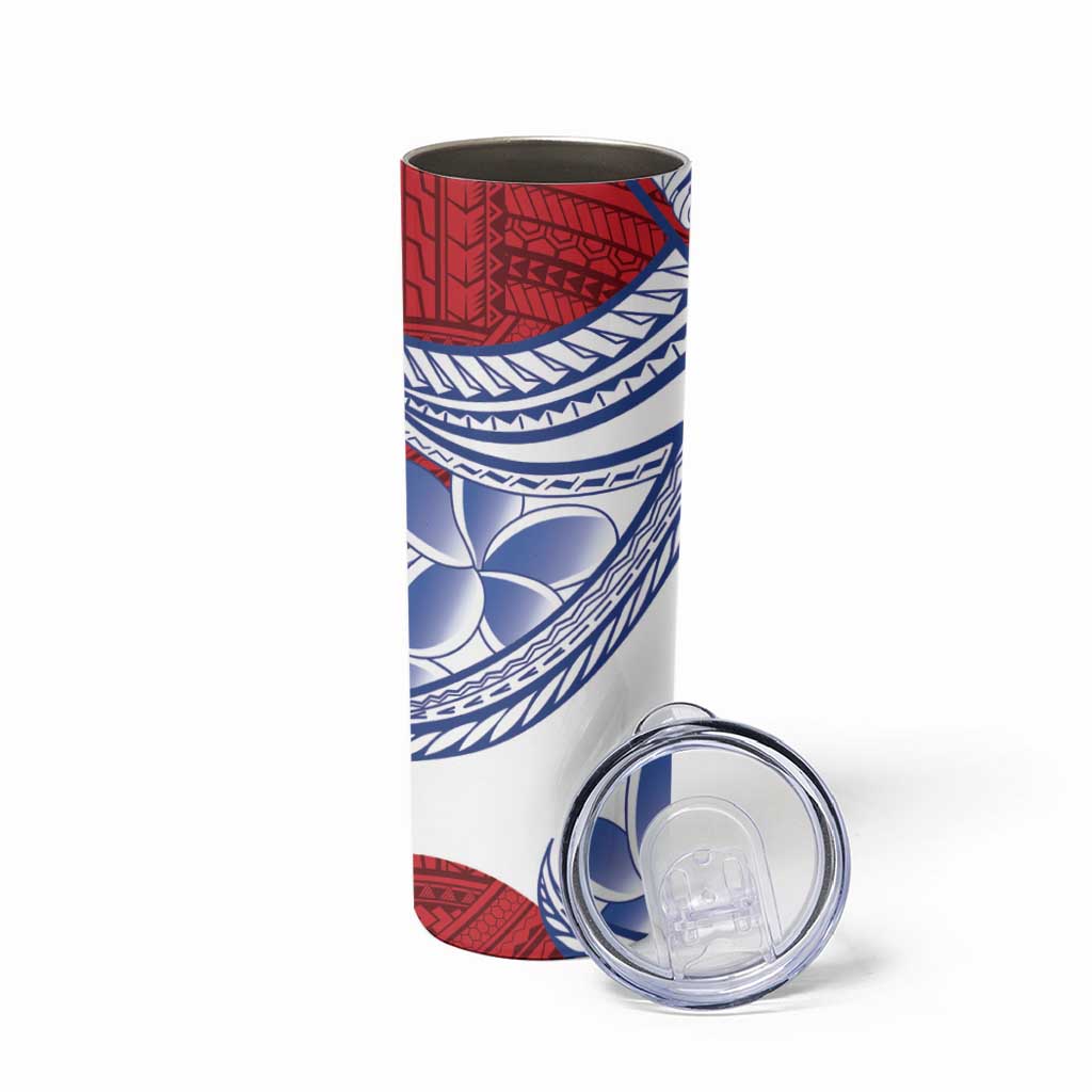 Philippines Eagle Sun Skinny Tumbler Filipino Agila Polynesian Tattoo Flag Color LT14 - Polynesian Pride