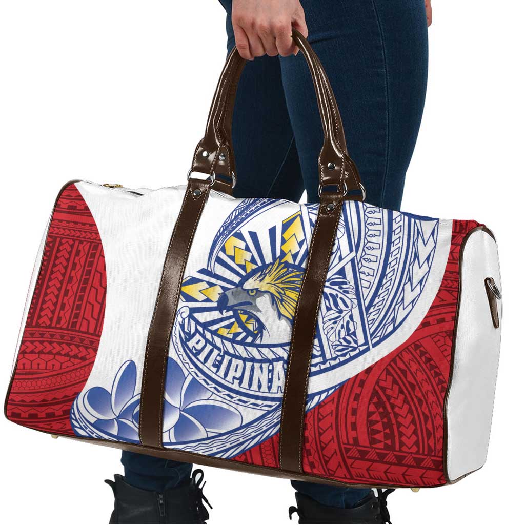 Philippines Eagle Sun Travel Bag Filipino Agila Polynesian Tattoo Flag Color