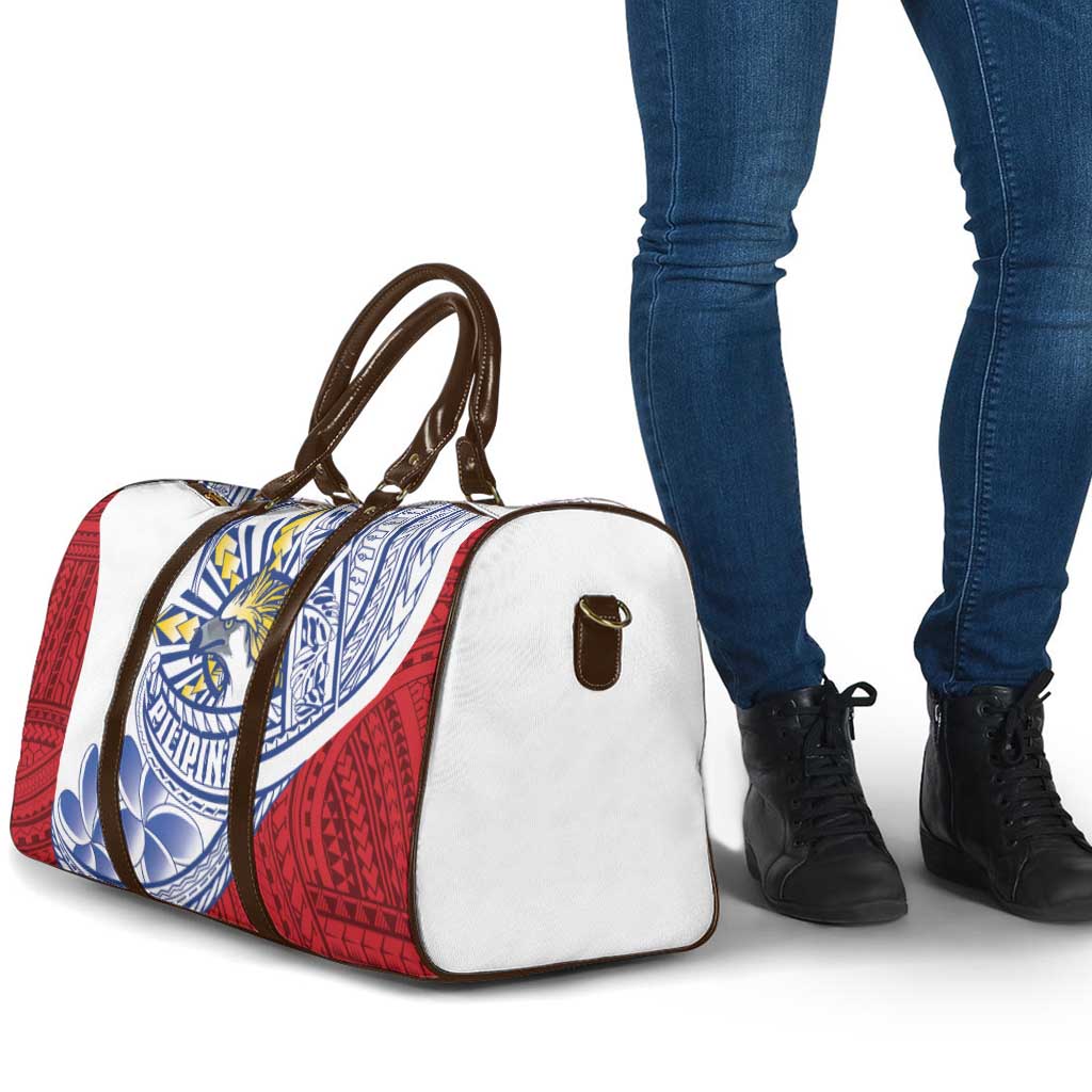 Philippines Eagle Sun Travel Bag Filipino Agila Polynesian Tattoo Flag Color