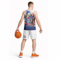 Filipino American History Month Basketball Jersey Philippines Agila USA Eagle Mix Flag