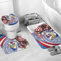 Filipino American History Month Bathroom Set Philippines Agila USA Eagle Mix Flag