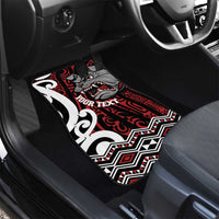 Personalised Aotearoa Bulldog Car Mats New Zealand Maori Taniko Art LT14 - Polynesian Pride