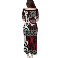 Personalised Aotearoa Bulldog Puletasi New Zealand Maori Taniko Art LT14 - Polynesian Pride