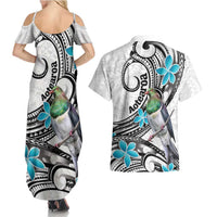 Aotearoa Te Ika-a-Maui Couples Matching Summer Maxi Dress and Hawaiian Shirt South Island Kekeru Maori Koru LT14 - Polynesian Pride