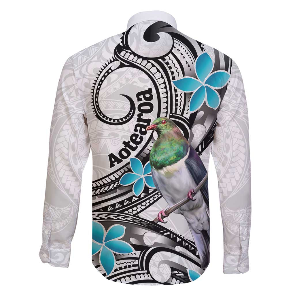Aotearoa Te Ika-a-Maui Family Matching Long Sleeve Bodycon Dress and Hawaiian Shirt South Island Kekeru Maori Koru LT14 - Polynesian Pride