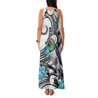 Aotearoa Te Ika-a-Maui Family Matching Tank Maxi Dress and Hawaiian Shirt South Island Kekeru Maori Koru LT14 - Polynesian Pride