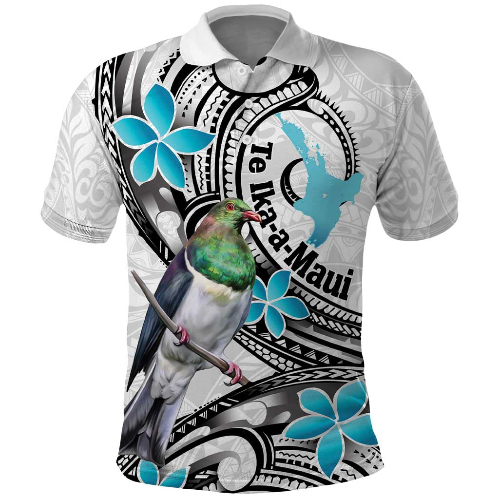 Aotearoa Te Ika-a-Maui Polo Shirt South Island Kekeru Maori Koru